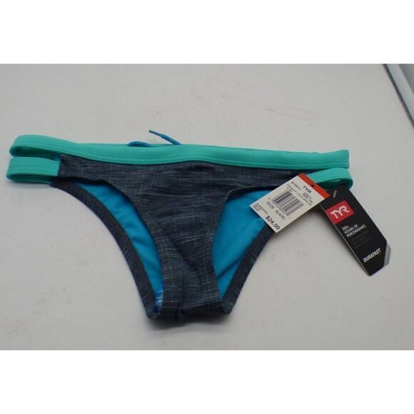 TYR DURAFAST ONE® WOMEN'S MINI BIKINI BOTTOM - SANDBLASTED COVE, Size S(4/6); - Picture 6 of 12
